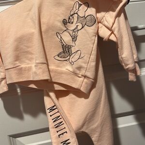 Disney Minnie Mouse Peach Kids Matching Set